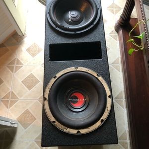 Speakers and box